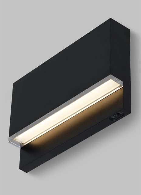 Visual Comfort Wend Led Outdoor Step Wall Light 700Oswend Black