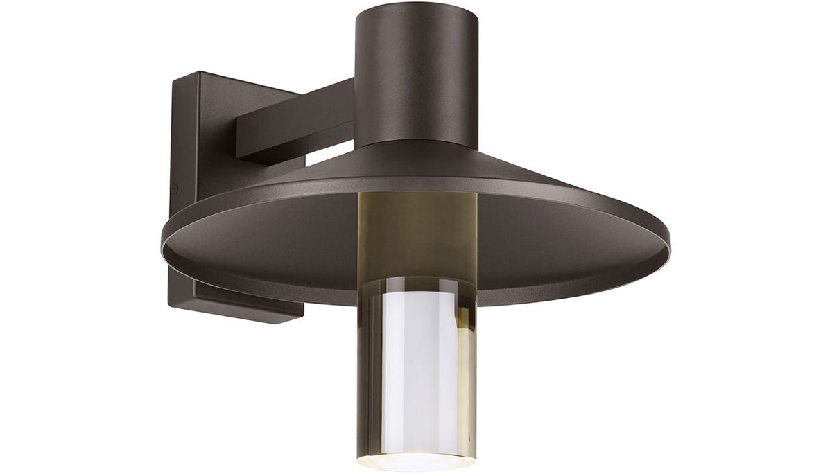 Visual Comfort Ash 16 Bronze Barn-Style Outdoor Sconce – view 6