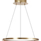 Visual Comfort Vellavi 36 Led Chandelier Natural Brass