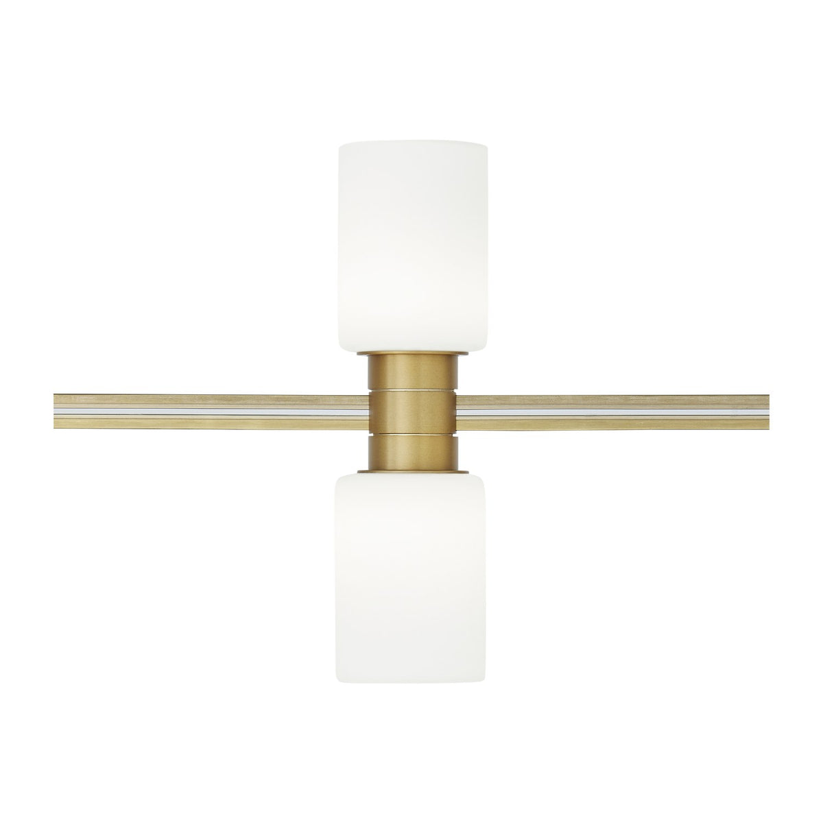 Visual Comfort Cylinders in Aged Brass, Vertical, product photo