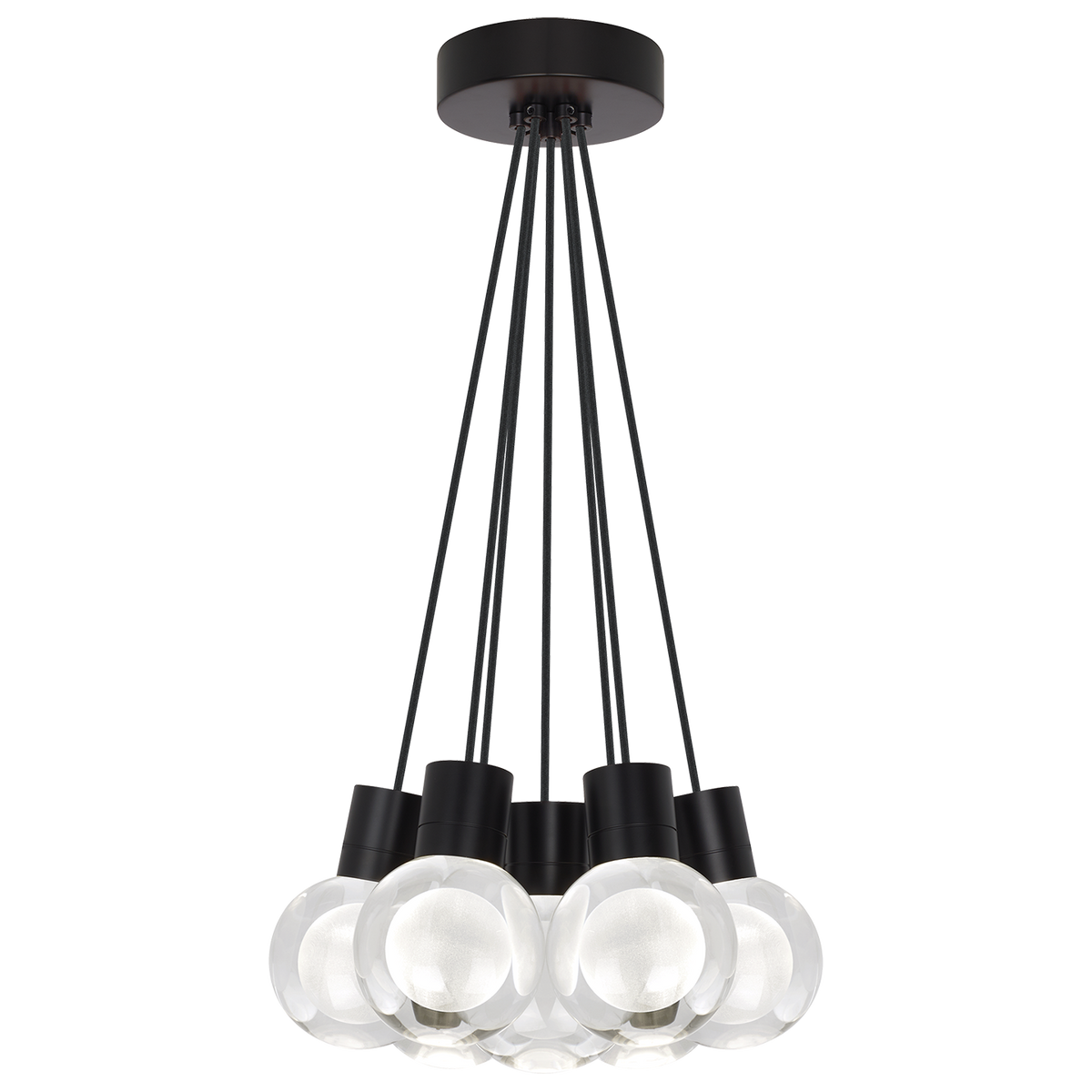 Visual Comfort Mina 7-Light Crystal Orb Cluster Chandelier – view 15