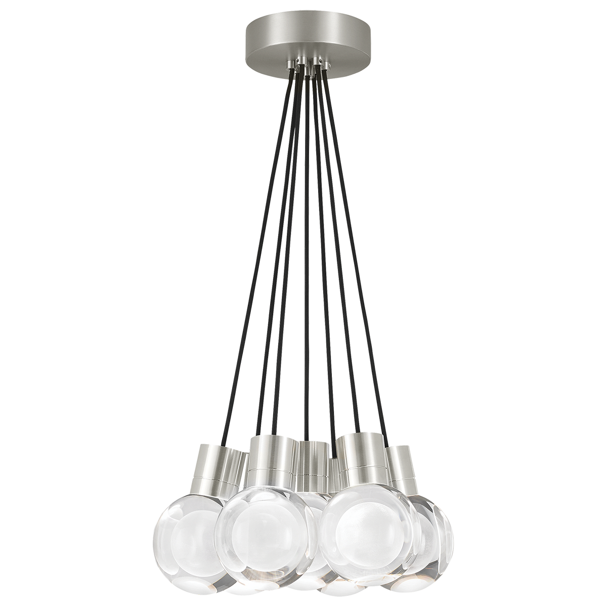 Visual Comfort Mina 7-Light Crystal Orb Cluster Chandelier – view 13