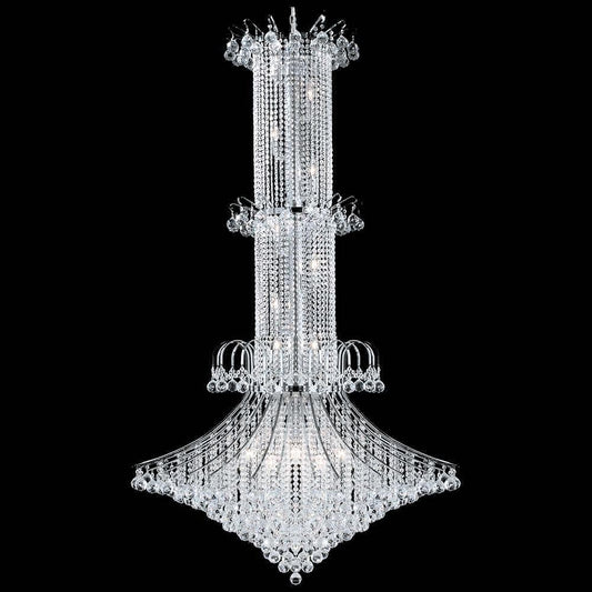 Essentials Chandelier 20-Light in Chrome 7044CH by StarFire Crystal