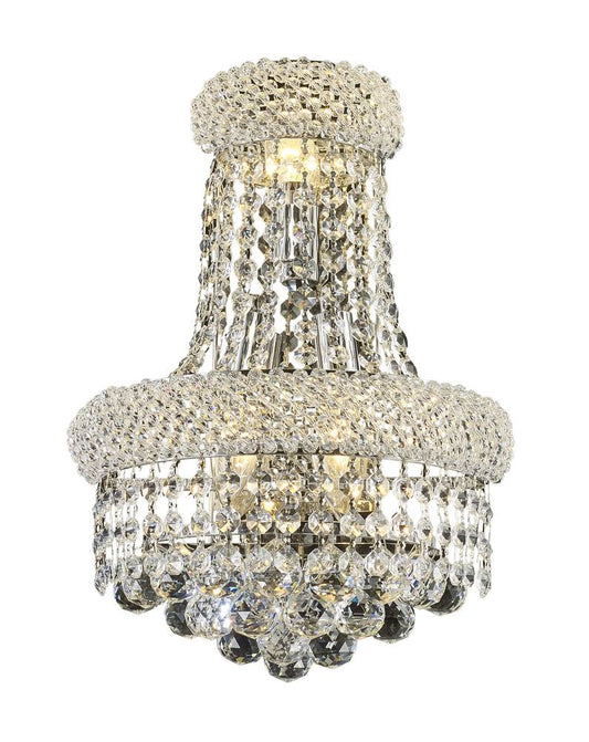 Empire Wall Sconce 3-Light in Chrome 7110WSCH by StarFire Crystal