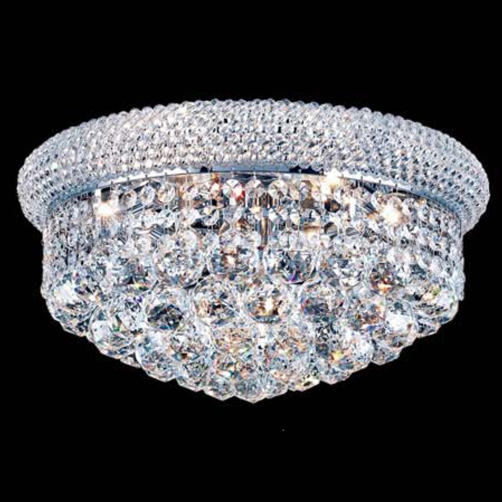 Empire Flushmount 8-Light in Chrome 7116CH by StarFire Crystal