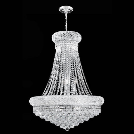 Empire Chandelier 16-Light in Chrome 7128CH by StarFire Crystal