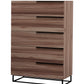 Nova Domus Matteo Italian Modern Walnut Chest