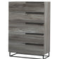 Nova Domus Enzo Italian Modern Grey Oak Chest