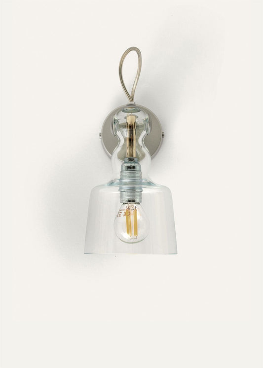 Produzione Privata Acquaparete in clear glass – wall light by Michele De Lucchi, photo 1
