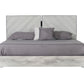 Nova Domus Alexa Italian Modern Grey Bed