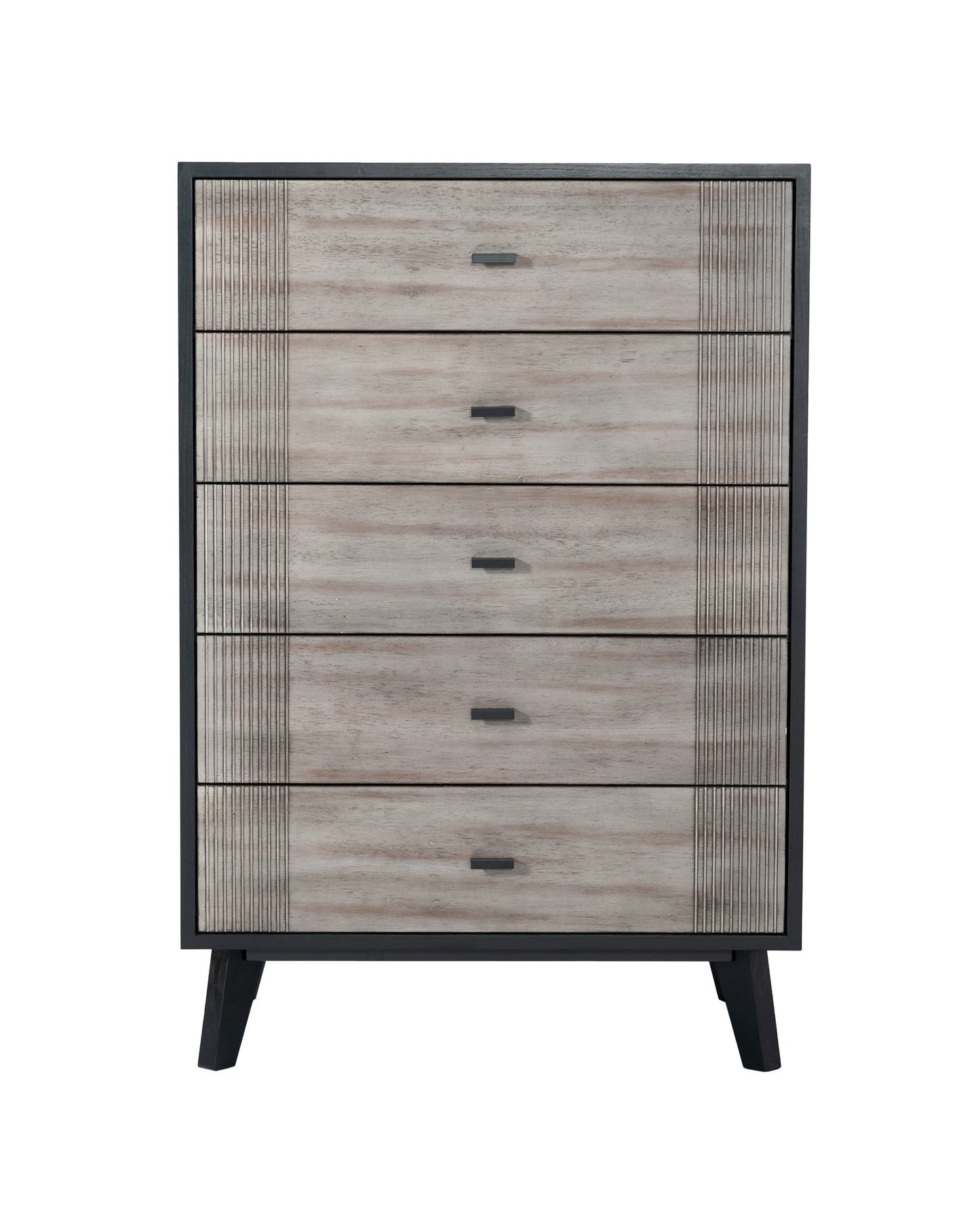 Nova Domus Panther Contemporary Grey and Black Chest