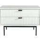 Nova Domus Valencia Contemporary White Nightstand