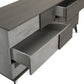 Nova Domus Palermo Italian Modern Faux Concrete and Grey Dresser