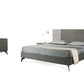 Nova Domus Palermo Italian Modern Faux Concrete and Grey Bed