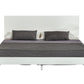 Nova Domus Valencia Contemporary White Bed