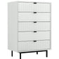 Nova Domus Valencia Contemporary White Chest