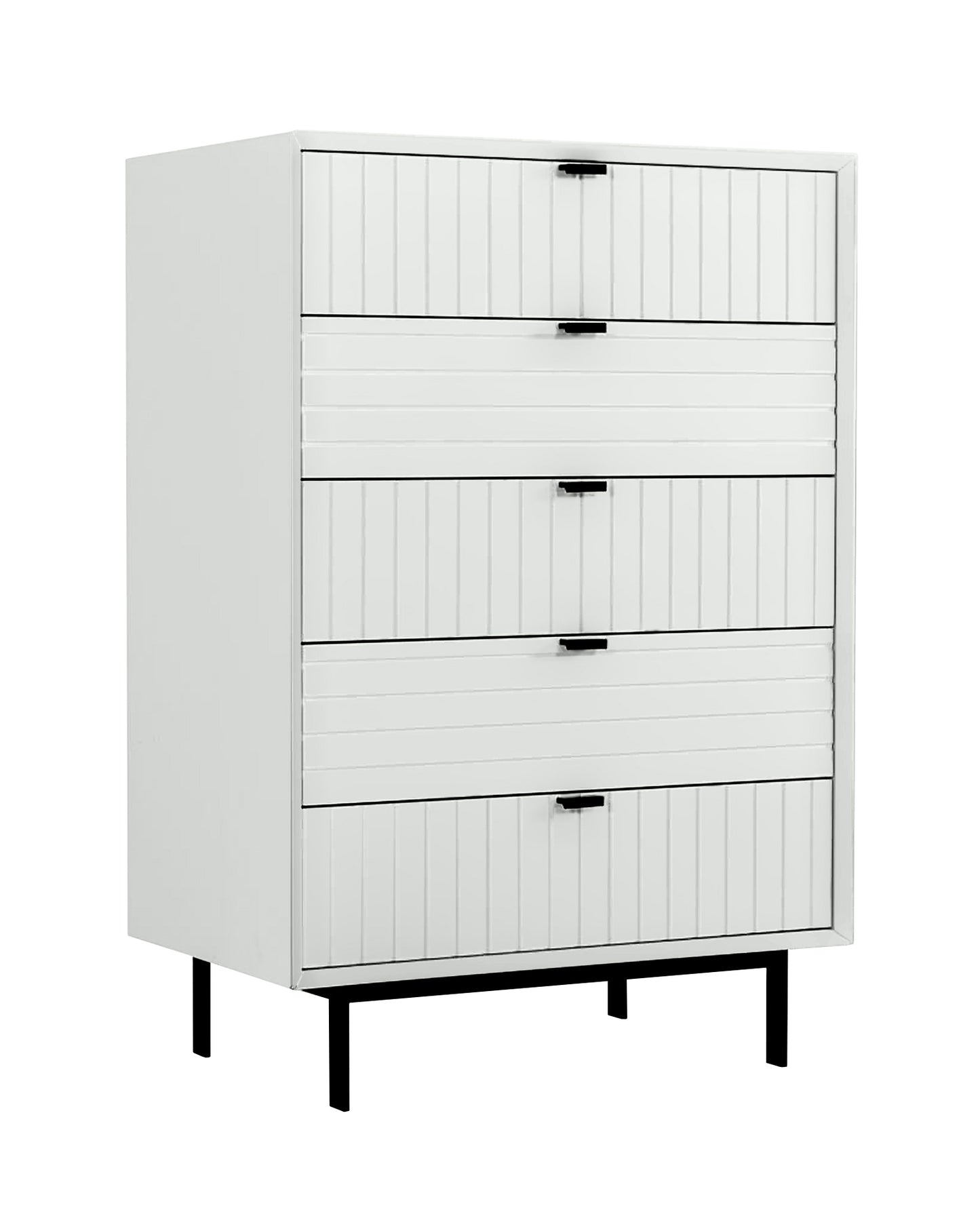 Nova Domus Valencia Contemporary White Chest