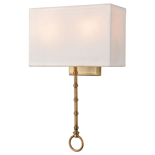 Shannon 17" 2-Light Sconce Warm Brass by Elk