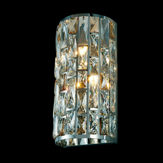 Camden Wall Sconce 3-Light in Chrome 7509WSCH by StarFire Crystal