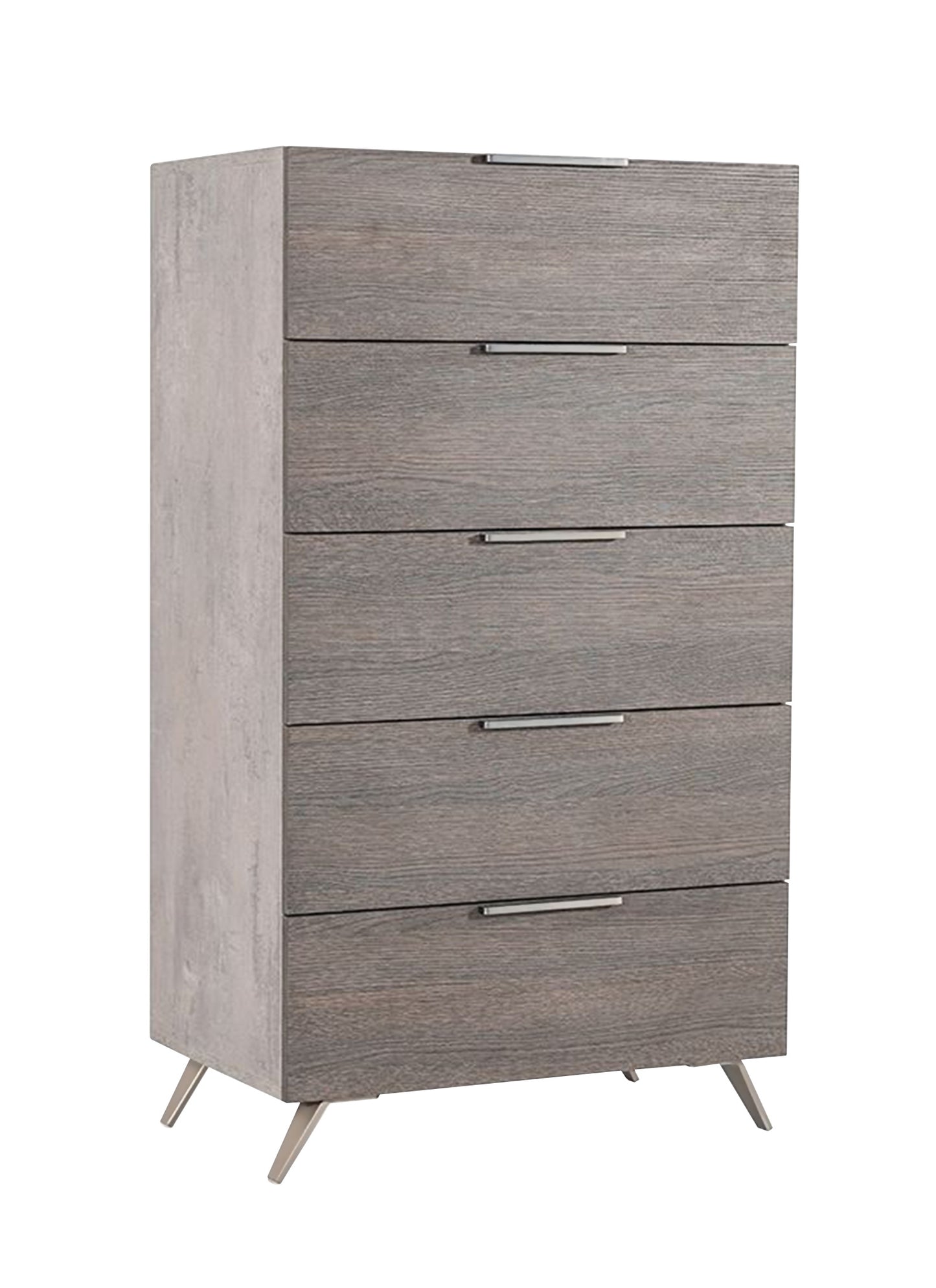 Nova Domus Bronx Italian Modern Faux Concrete and Grey Chest