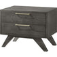 Nova Domus Soria Modern Grey Wash Nightstand