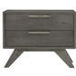 Nova Domus Soria Modern Grey Wash Nightstand