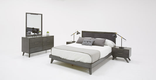 Nova Domus Soria Modern Grey Wash Bed