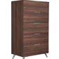 Nova Domus Brooklyn Italian Modern Walnut Chest