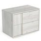 Nova Domus Asus Italian Modern White Washed Oak Nightstand