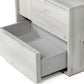 Nova Domus Asus Italian Modern White Washed Oak Nightstand