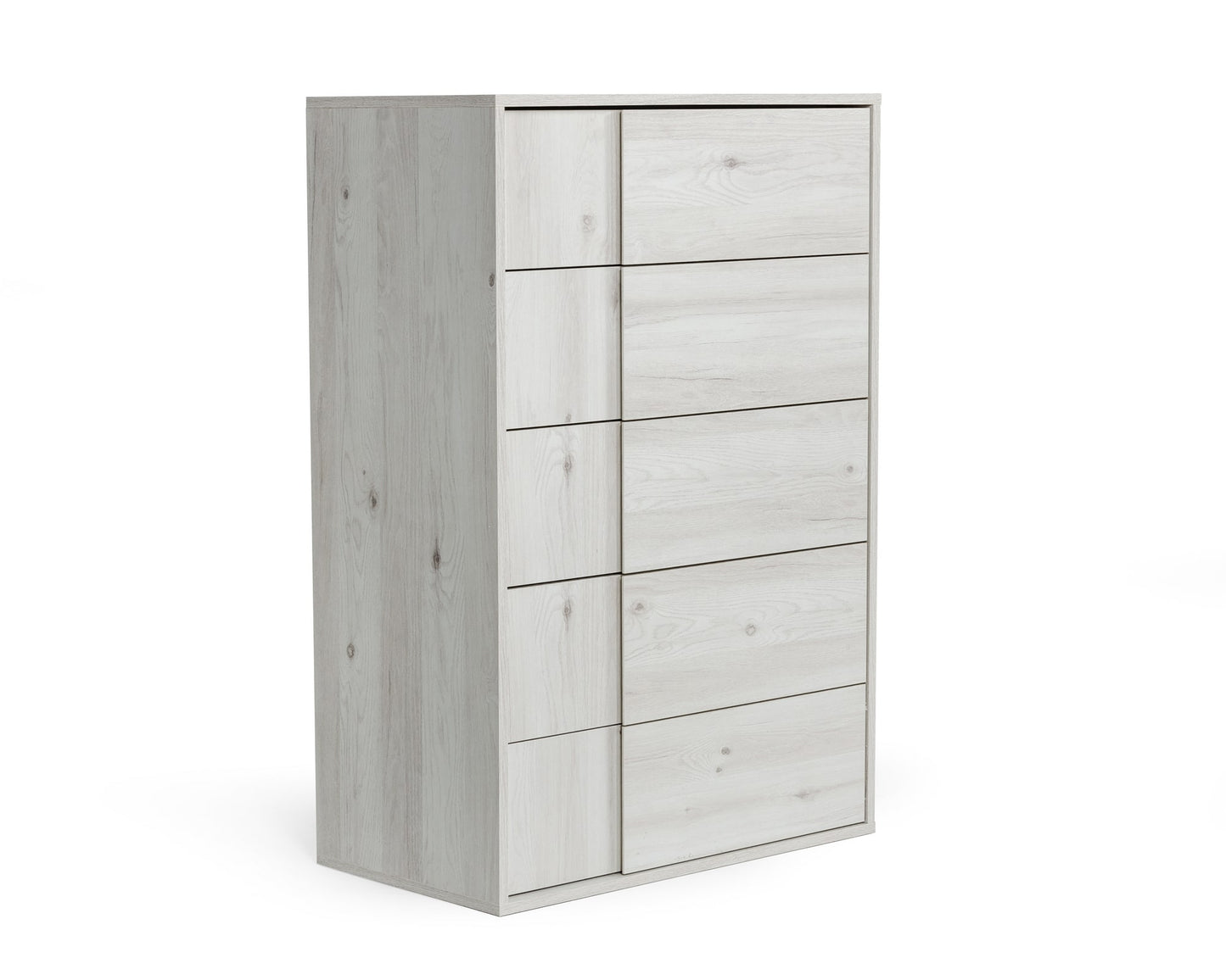 Nova Domus Asus Italian Modern White Washed Oak Chest