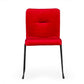 Modrest Yannis Modern Red Fabric Dining Chair Set of 2