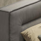Lamod Italia Hollywood Italian Contemporary Grey Leather Bed