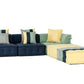 Divani Casa Dubai Modern Multicolored Fabric Modular Sectional Sofa