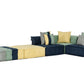 Divani Casa Dubai Modern Multicolored Fabric Modular Sectional Sofa