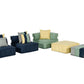 Divani Casa Dubai Modern Multicolored Fabric Modular Sectional Sofa