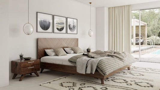 Nova Domus Soren Modern Walnut Bed