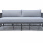 Renava Whimsy Modern Outdoor Light Grey and Dark Grey Sofa Set