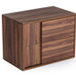 Nova Domus Asus Italian Modern Walnut Nightstand