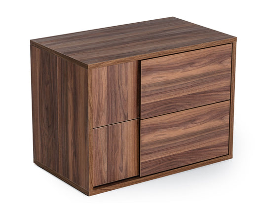 Nova Domus Asus Italian Modern Walnut Nightstand