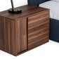 Nova Domus Asus Italian Modern Walnut Nightstand