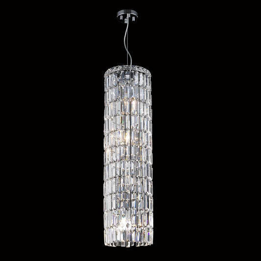 Magnum Pendant 6-Light in Chrome 7710CH by StarFire Crystal