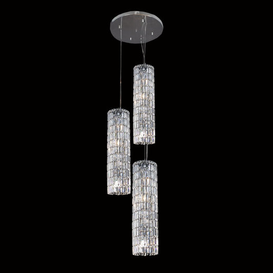Magnum Chandelier 18-Light in Chrome 7724CH by StarFire Crystal