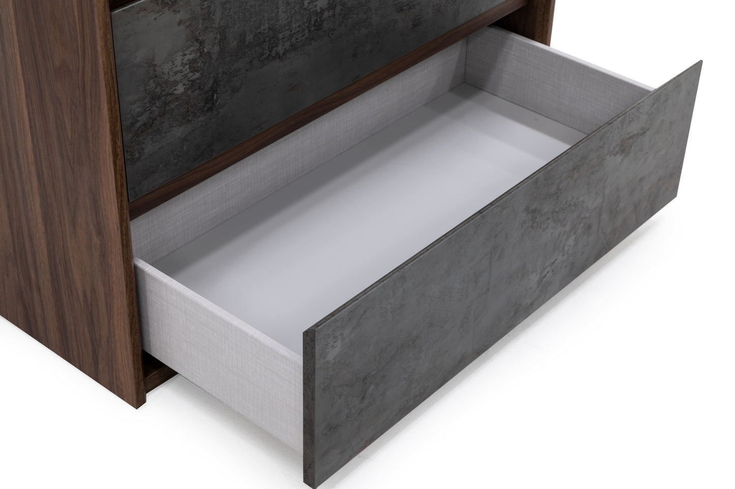 Nova Domus Rado Modern Walnut and Stucco Chest