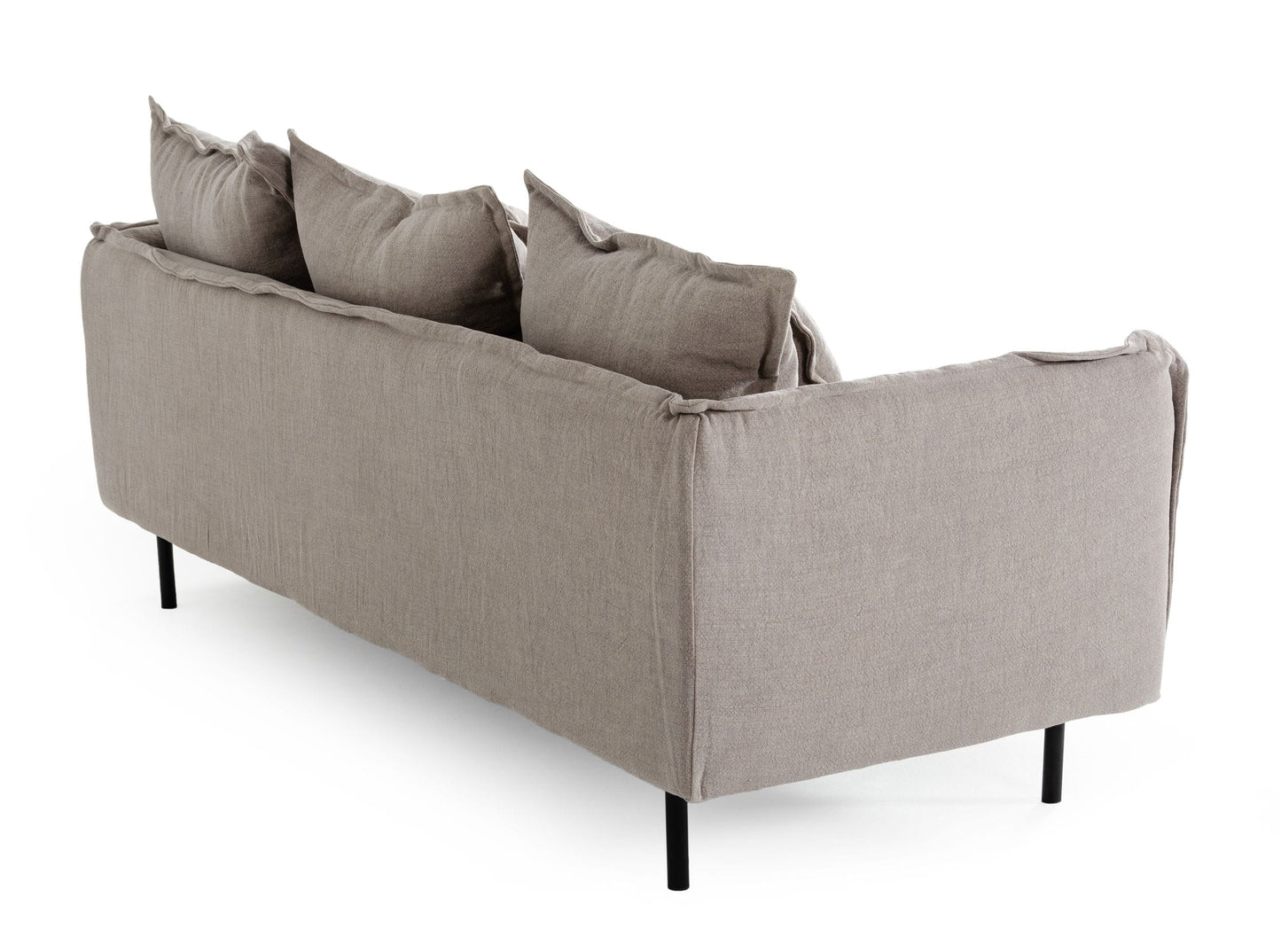 Divani Casa Mathis Modern Grey Fabric Sofa