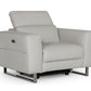 Accenti Italia Lucca Italian Modern Grey Armchair with Electric Recliner