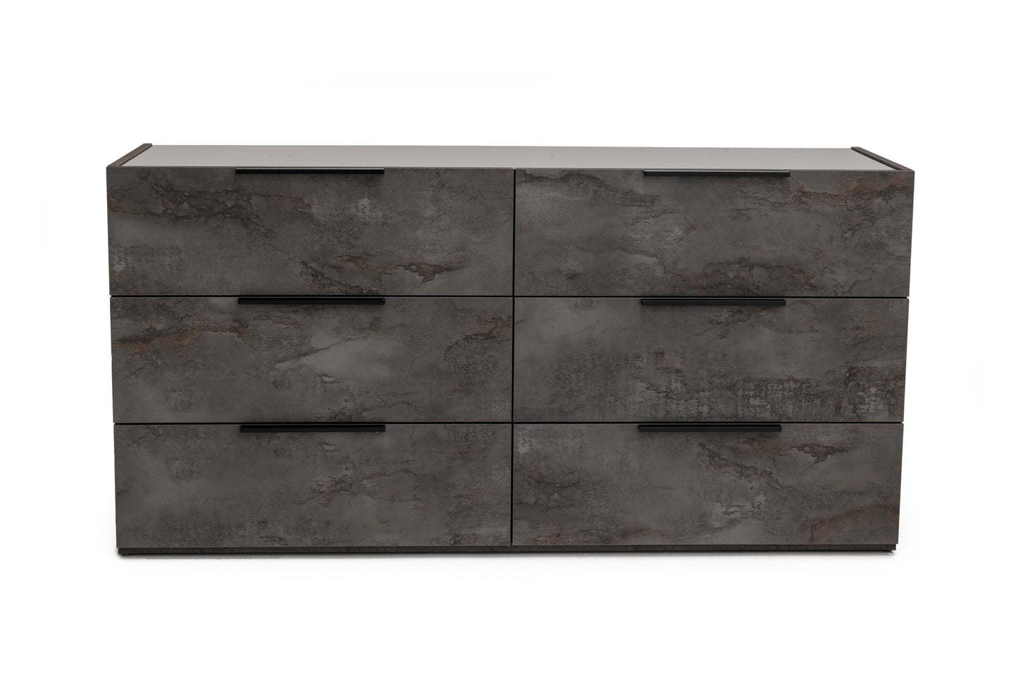 Nova Domus Ferrara Modern Volcano Oxide Grey Dresser