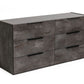 Nova Domus Ferrara Modern Volcano Oxide Grey Dresser