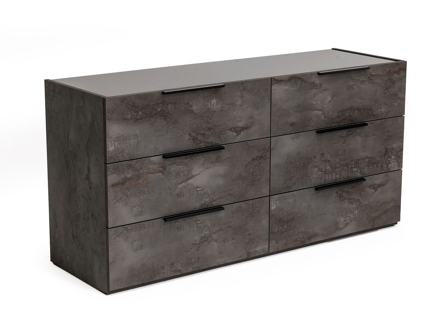 Nova Domus Ferrara Modern Volcano Oxide Grey Dresser