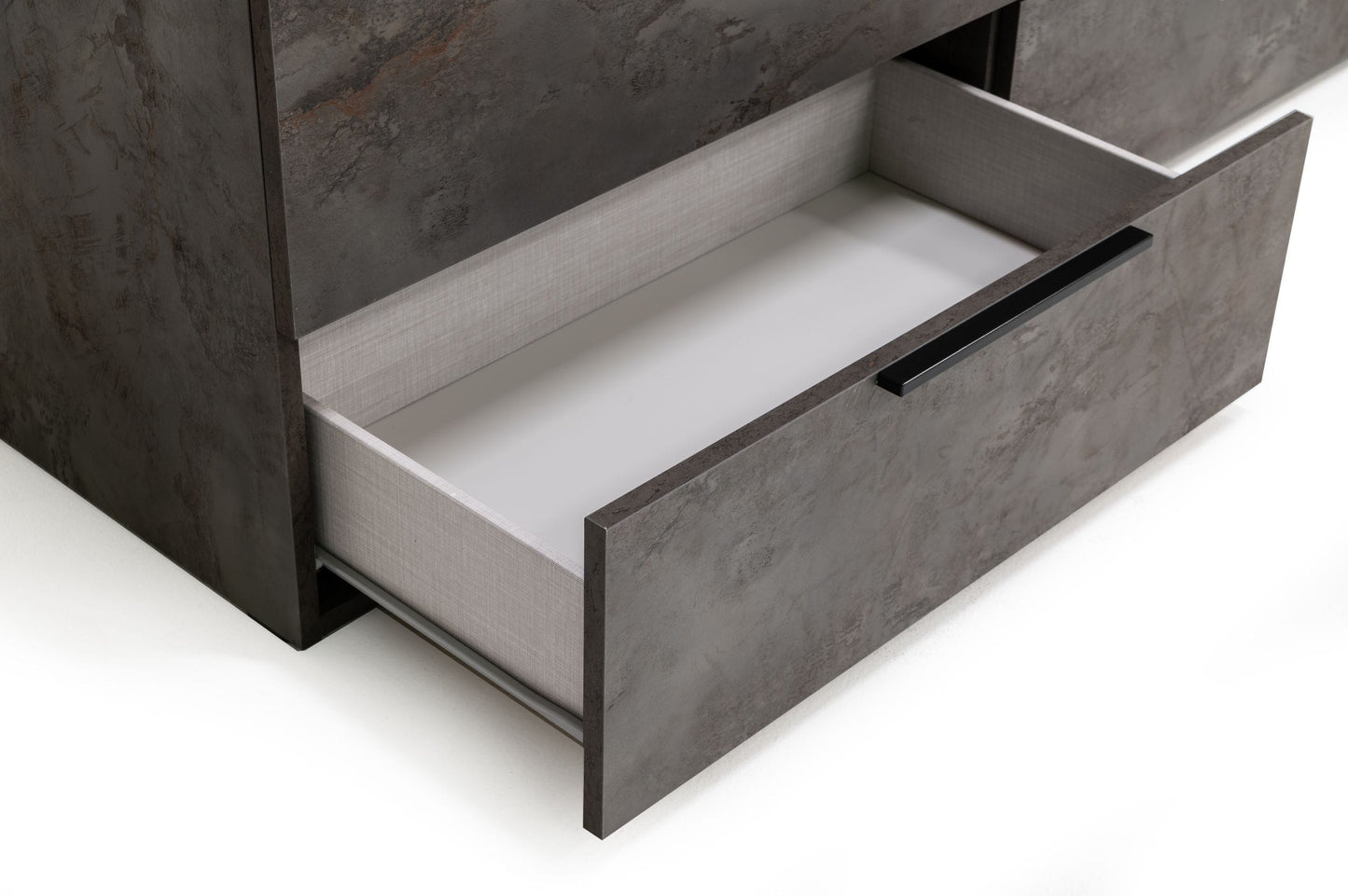 Nova Domus Ferrara Modern Volcano Oxide Grey Dresser